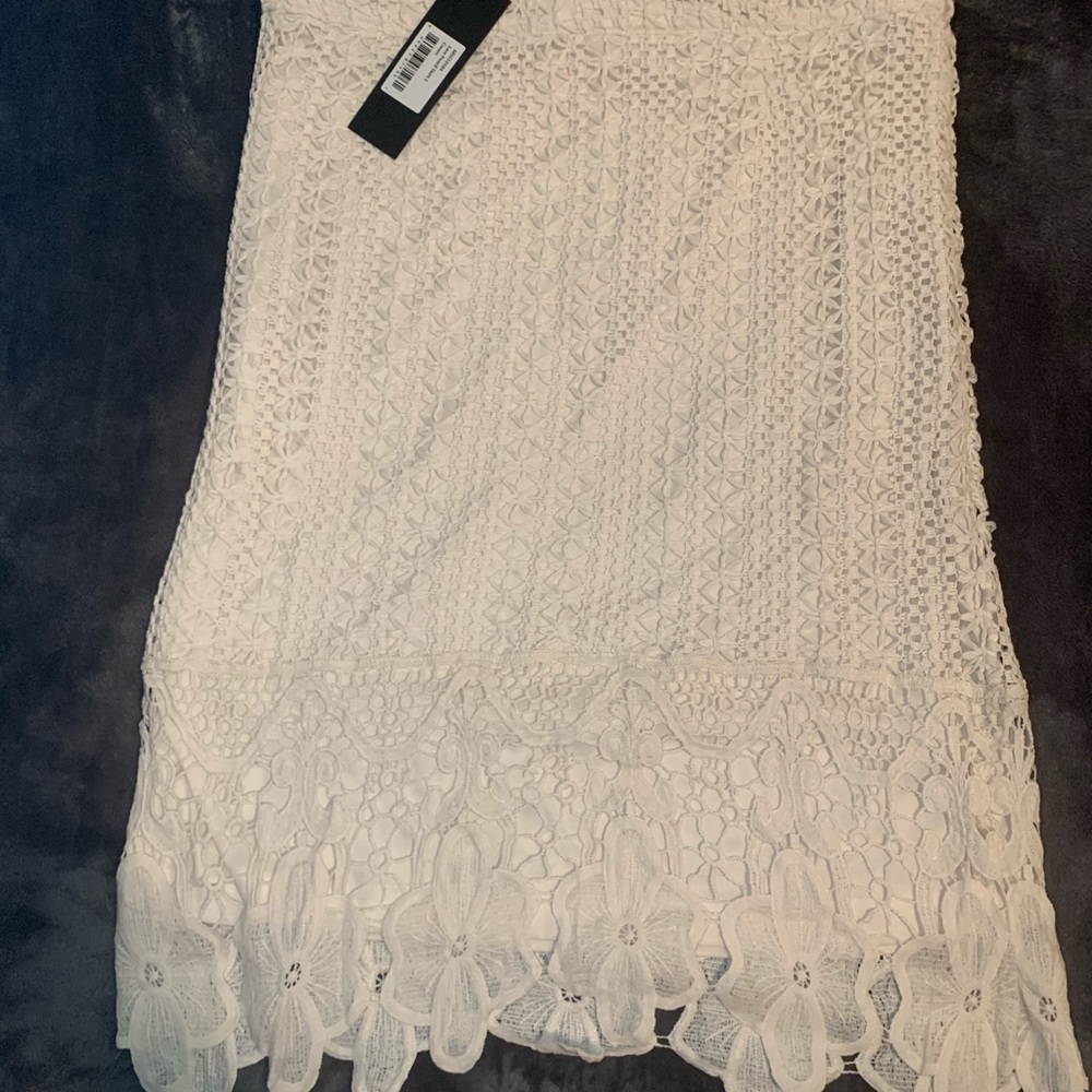 NWT Lace fringe skirt 💞